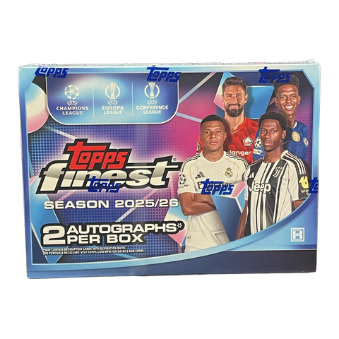 Topps Finest UEFA Club Competitions Soccer Hobby Box