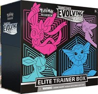 Pokemon Sword & Shield Evolving Skies Pink/Blue Elite Trainer Box