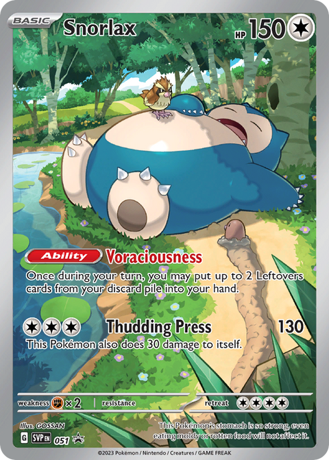 Pokemon Snorlax Scarlet & Violet #051 Near Mint