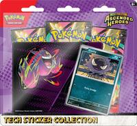 Pokemon Ascended Heroes Tech Sticker Collection Gastly Blister Pack