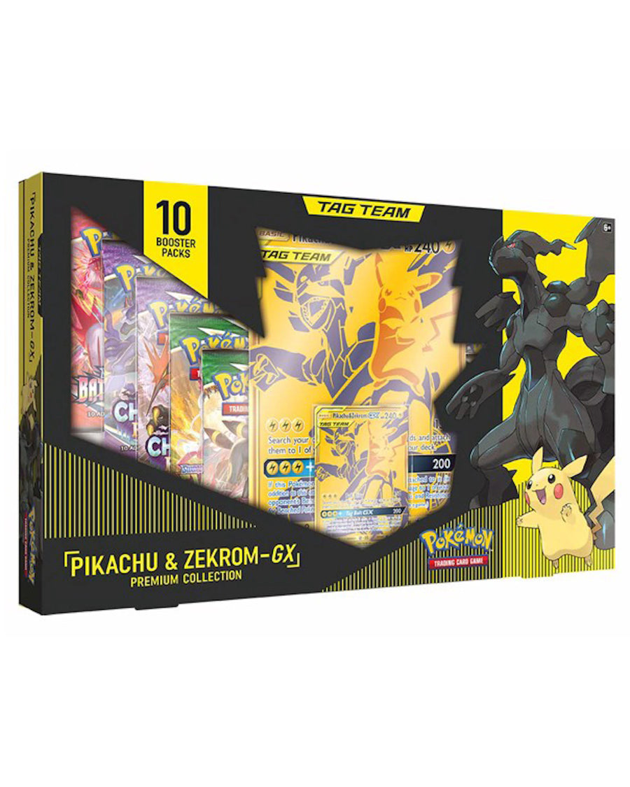 Pokemon Sword & Shield Pikachu & Zekrom GX Collection Box