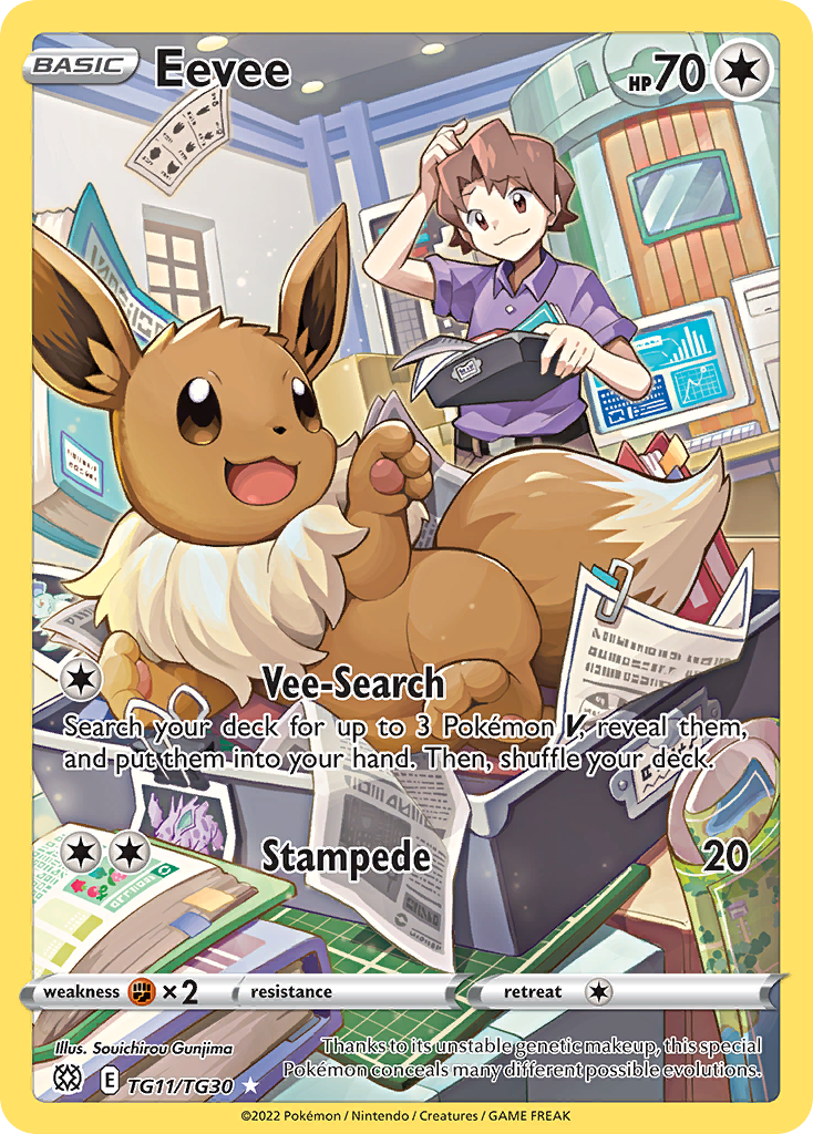 Pokemon Eevee Brilliant Stars #TG11 /TG30 Near Mint